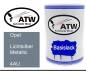 Preview: Opel, Lichtsilber Metallic, 4AU: 500ml Lackdose, von ATW Autoteile West.